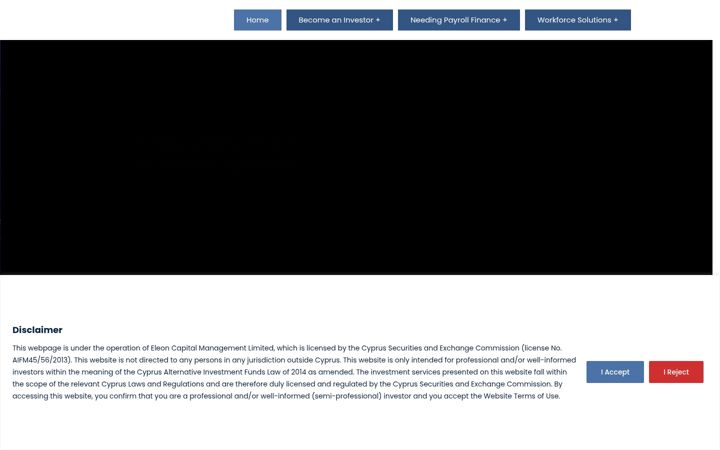 Screenshot of elevateprojectfunding.com
