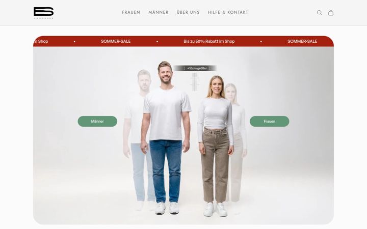 Ekrano kopija elevateshoes.de