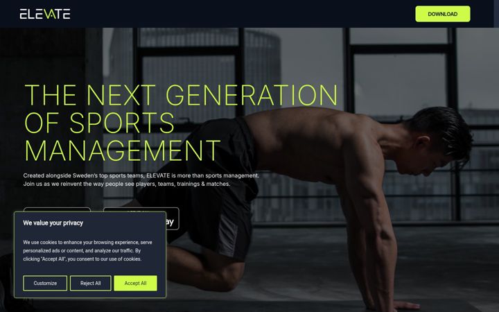Screenshot of elevatesportsbook.com