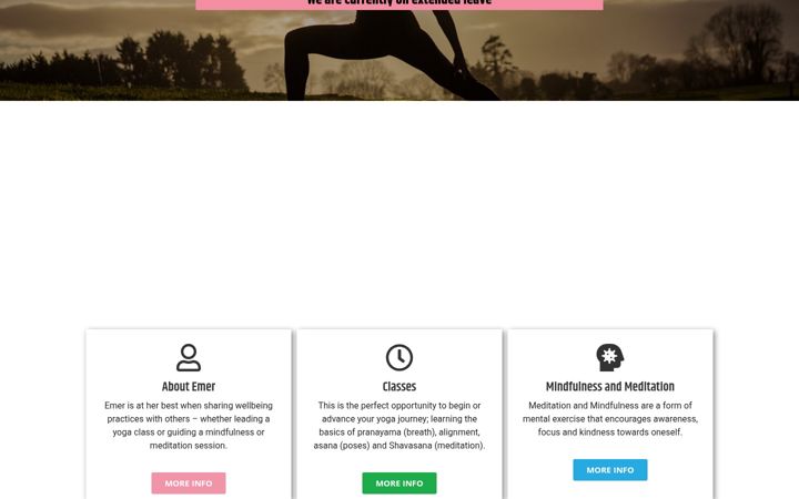 Screenshot of elevatewellbeing.ie