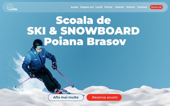 Skärmbild av elevation.com.ro