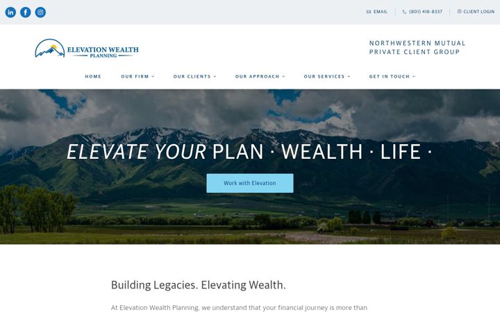 Screenshot of elevationwealth.nm.com