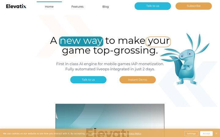 Screenshot of elevatix.io