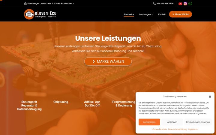 Ekrano kopija eleven-ecu.de