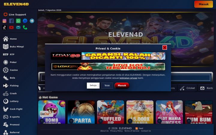Screenshot of eleven4d.it.com