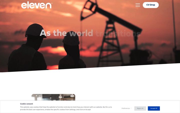 Screenshot of elevenassociates.com