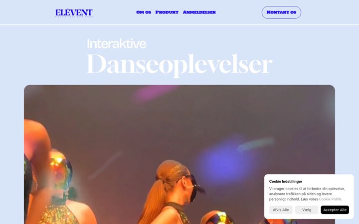 Skjámynd af elevent.dk