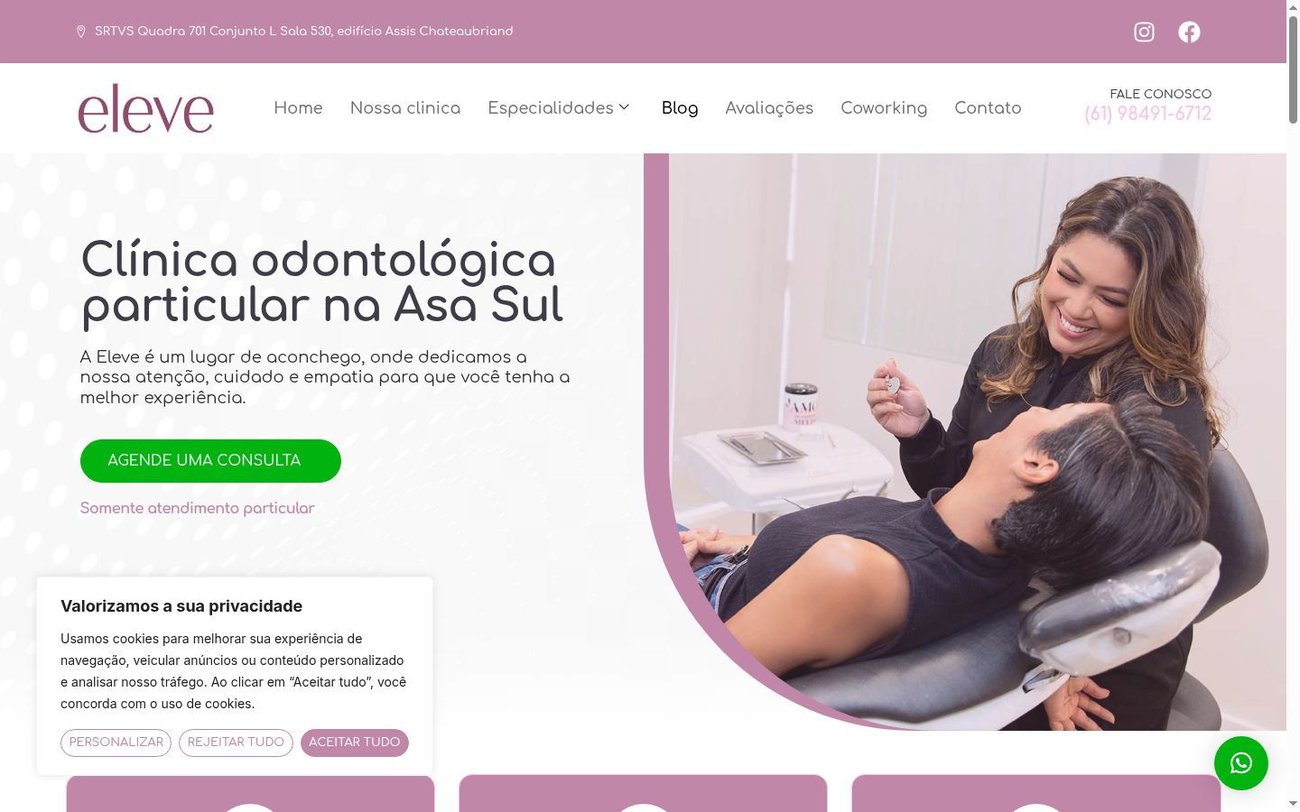 Capture d'écran de la bannière de consentement affichée avant toute interaction