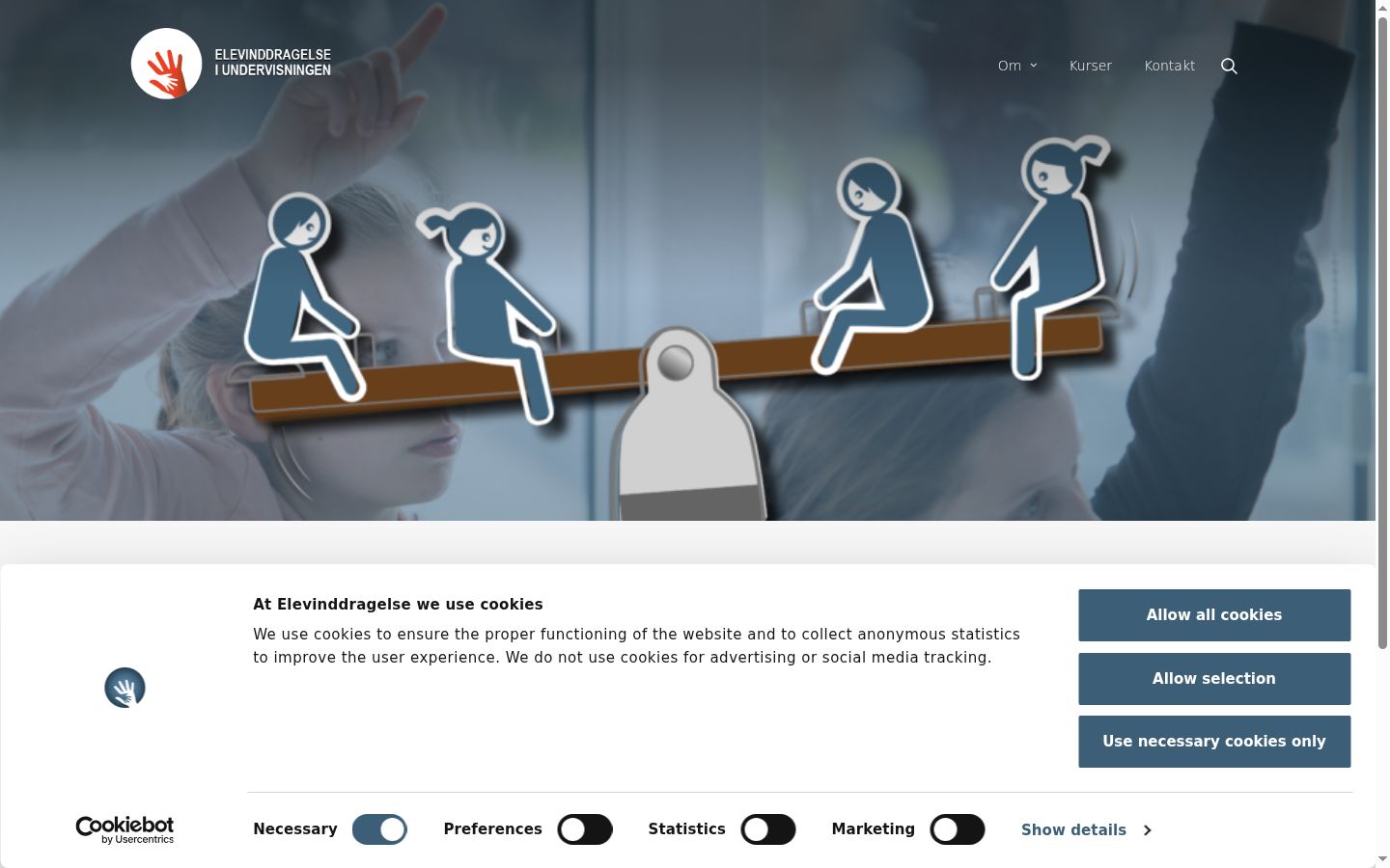 Captură de ecran a bannerului de consimțământ afișat înainte de orice interacțiune