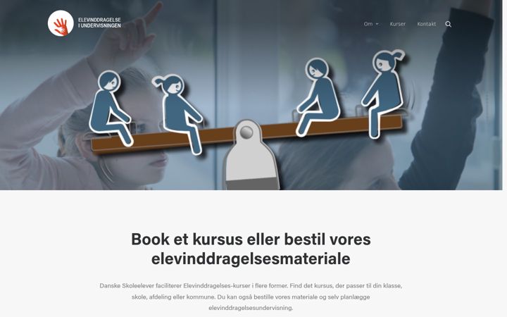Skjámynd af elevinddragelse.dk