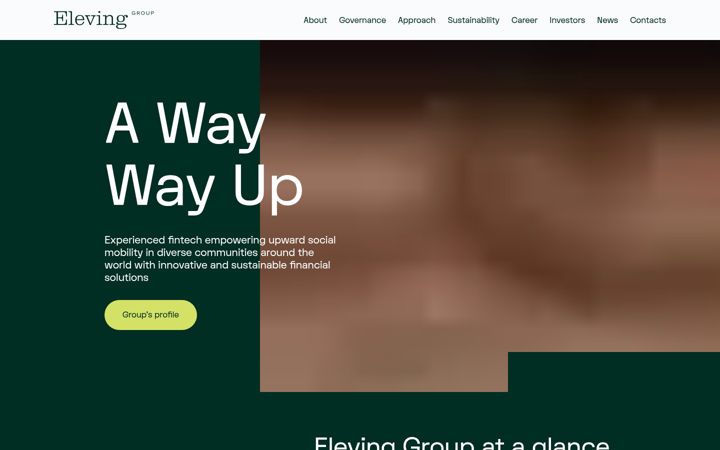 Screenshot of eleving.com