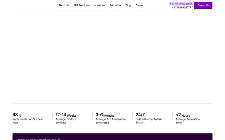 Screenshot of elevratech.in