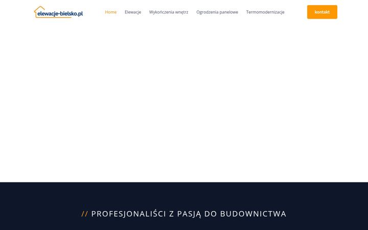 Captura de ecrã de elewacje-bielsko.pl