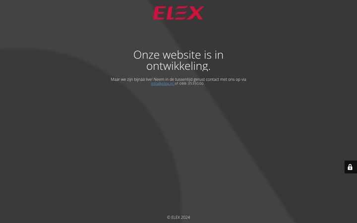 Snímek obrazovky elex.nl
