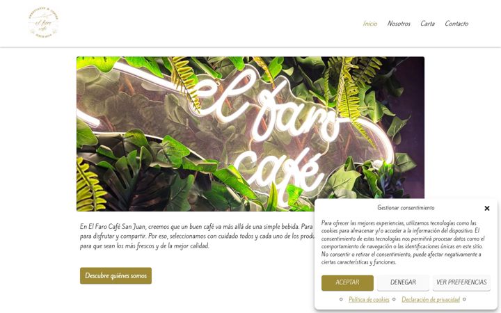 Captura de pantalla de elfarocafe.es