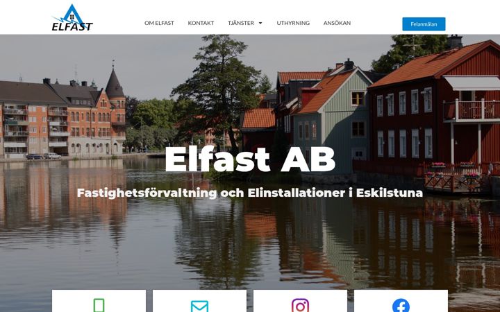 Screenshot of elfast.nu