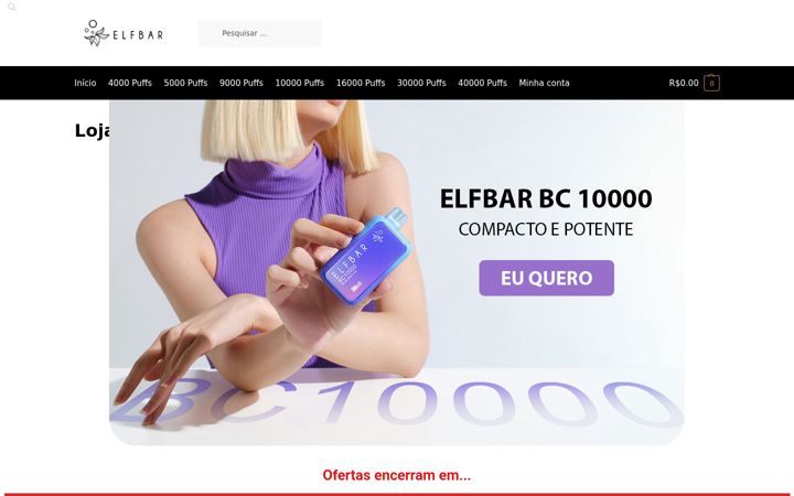 Screenshot of elfbar.com.br
