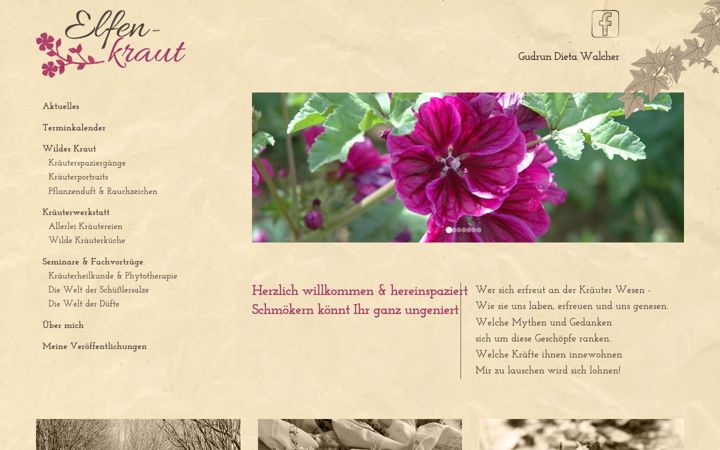 Snímek obrazovky elfenkraut.at