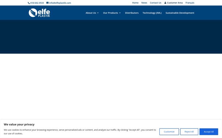 Screenshot of elfeplastik.com