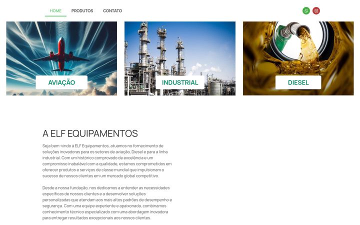 Screenshot of elfequipamentos.com