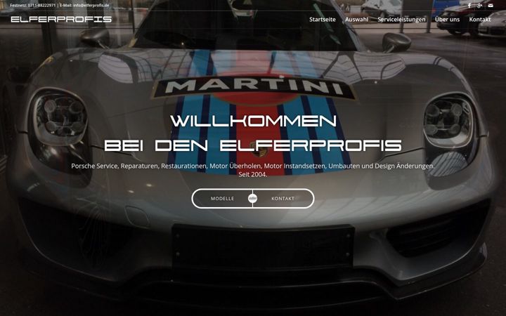 Zrzut ekranu elferprofis.de