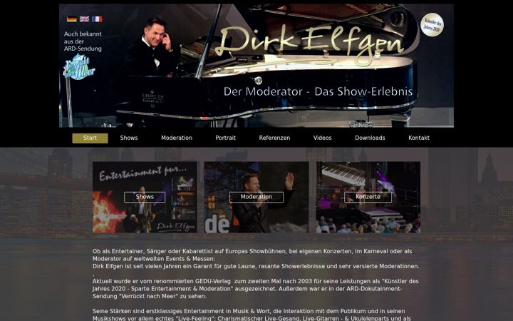 Screenshot of elfgen.com