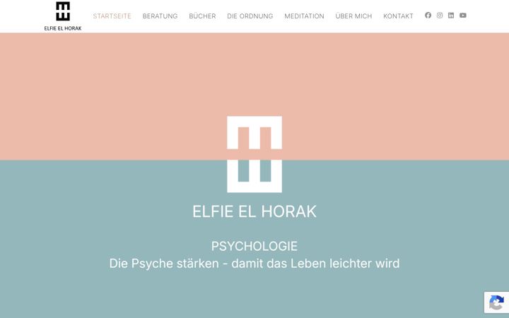 Zrzut ekranu elfie-horak.de