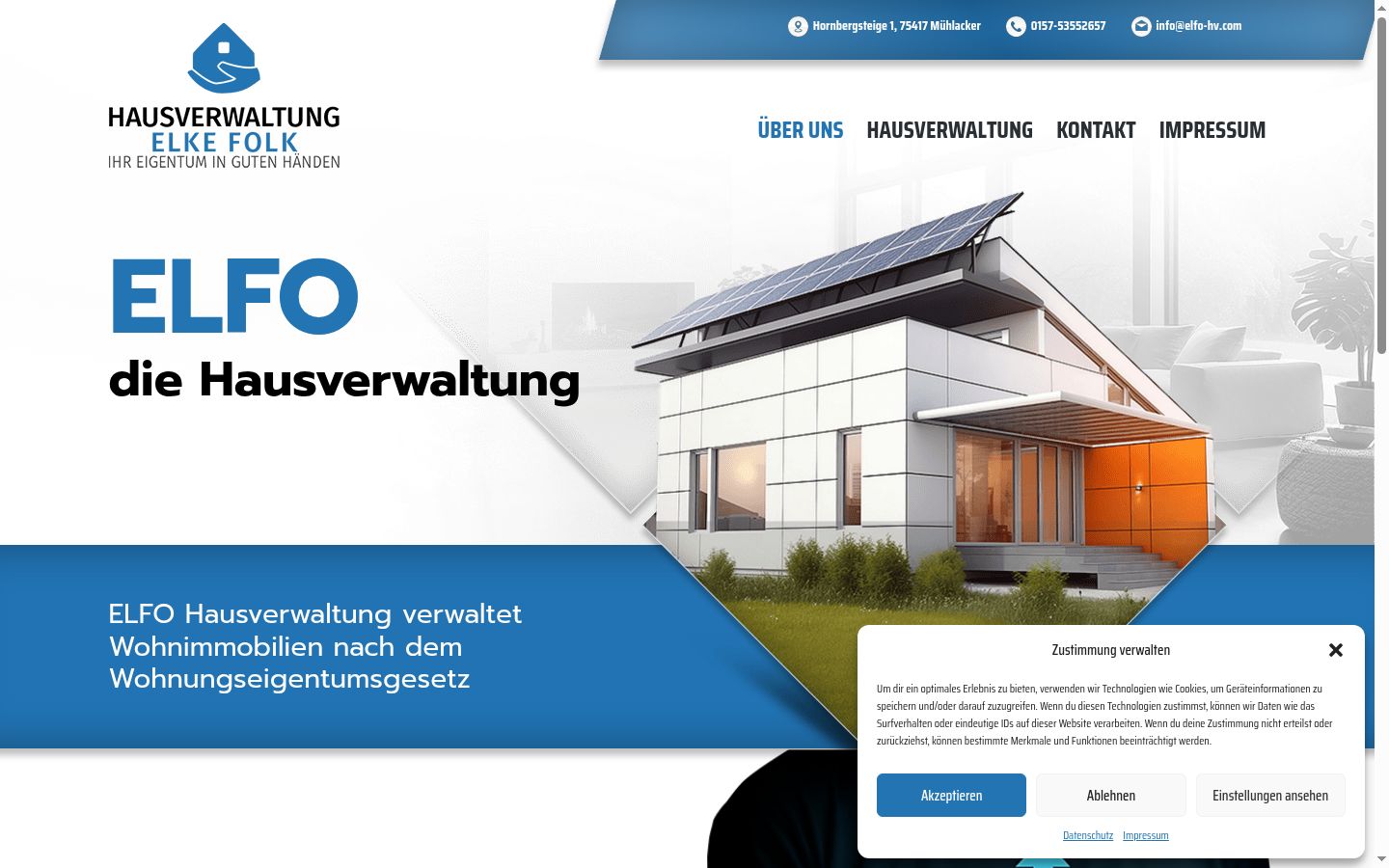 Screenshot van de toestemmingsbanner zoals getoond vóór enige interactie