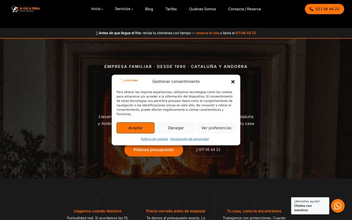 Screenshot of elfocaterra.com