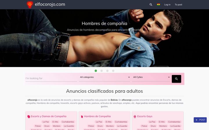 Screenshot of elfocorojo.com