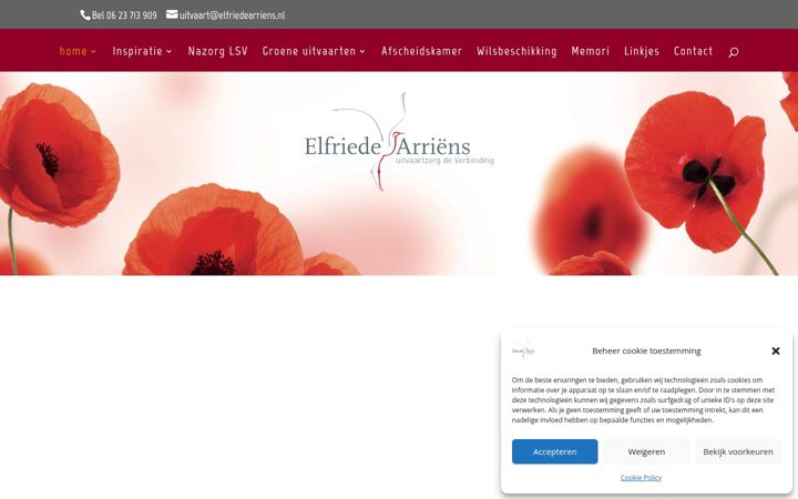 Snímek obrazovky elfriedearriens.nl