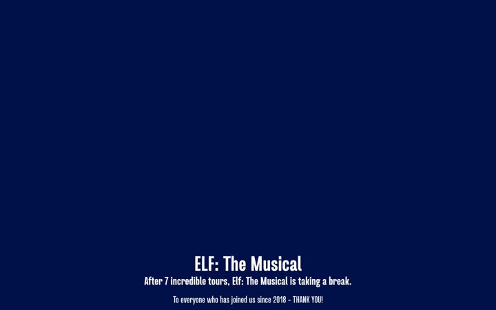 Screenshot of elfthemusicaluk.com