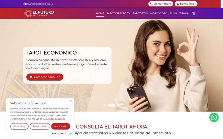 Screenshot of elfuturoentumano.com