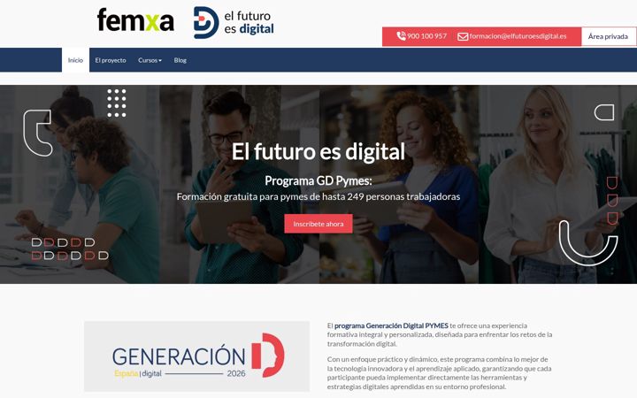 Captura de pantalla de elfuturoesdigital.es