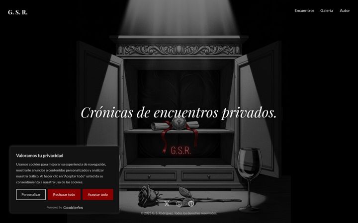 Screenshot of elgabinetesecreto.com
