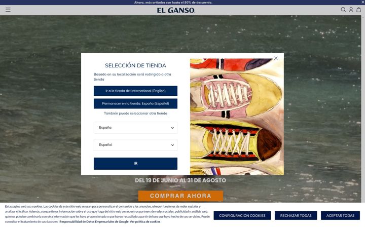 Screenshot of elganso.com
