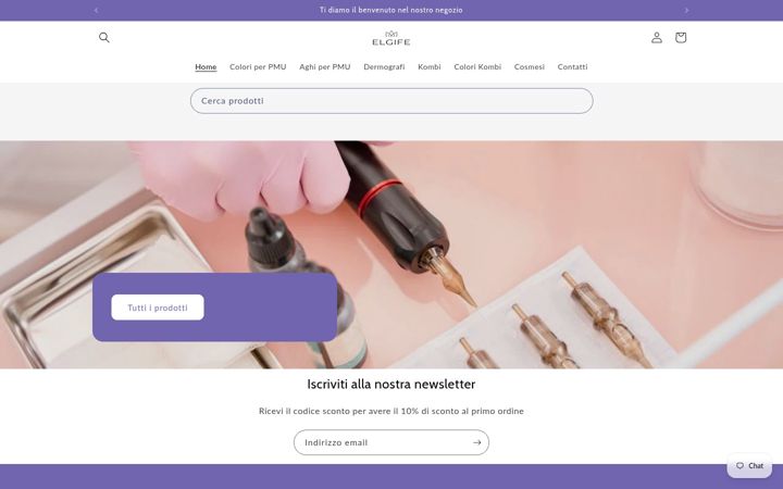 Screenshot of elgife.com