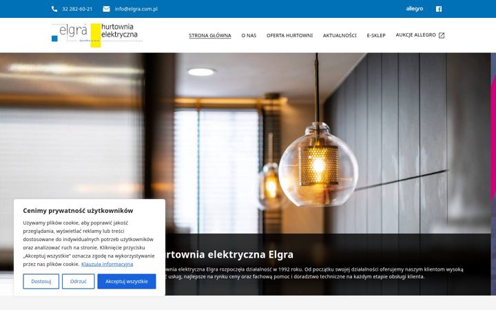 Snímek obrazovky elgra.com.pl