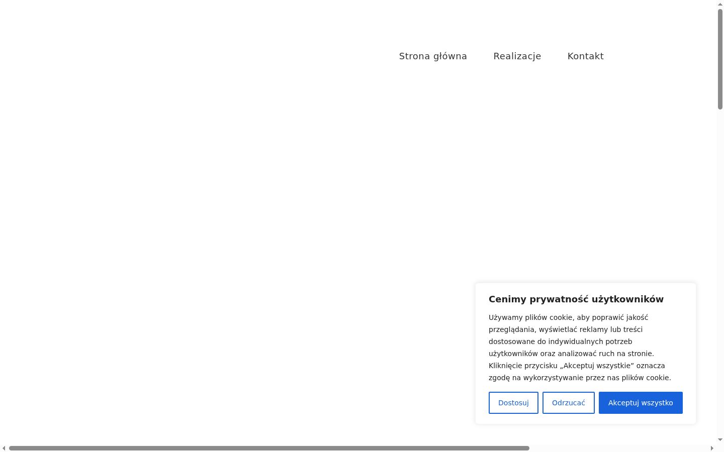Captura de ecrã do banner de consentimento apresentado antes de qualquer interação