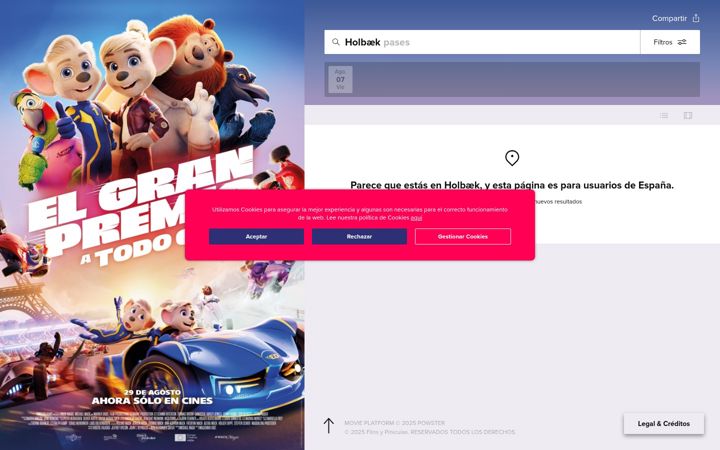 Screenshot of elgranpremiopelicula.com