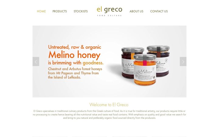 Screenshot of elgreco.ie
