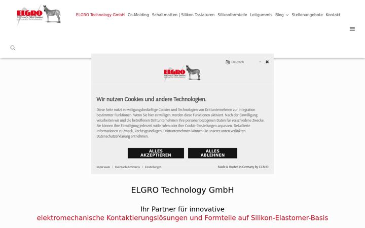 Skärmbild av elgro-technology.de