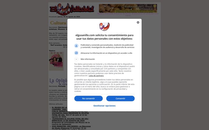 Screenshot of elgusanillo.com