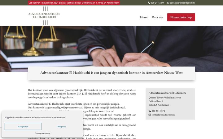 Ekrānuzņēmums no elhaddouchi.nl