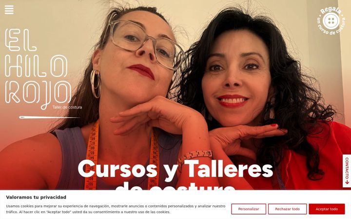 Screenshot of elhilorojotaller.com