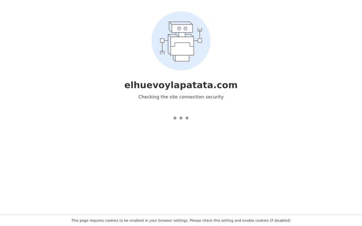 Screenshot of elhuevoylapatata.com