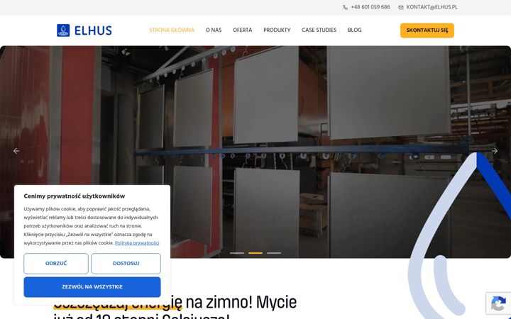 Kuvakaappaus sivustosta elhus.pl
