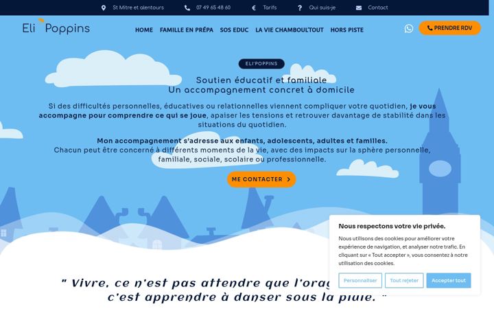 Screenshot stránky eli-poppins.fr