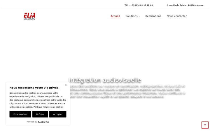 Screenshot stránky elia-solutions.fr