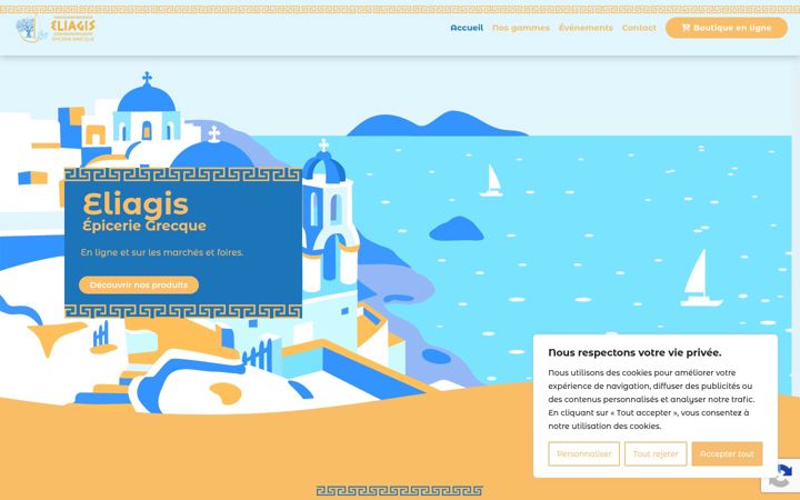 Screenshot of eliagis.com